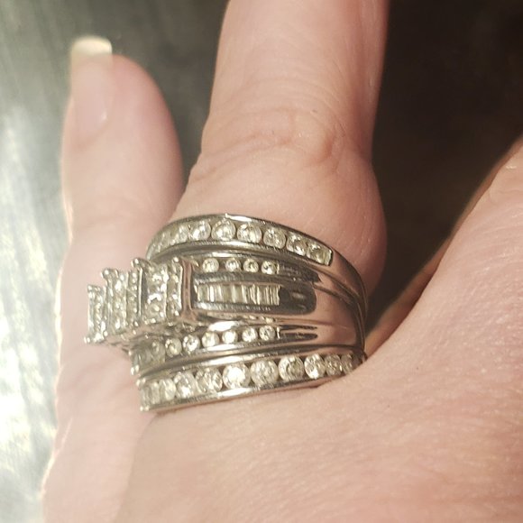 2 carat Diamond 3 Ring Set
